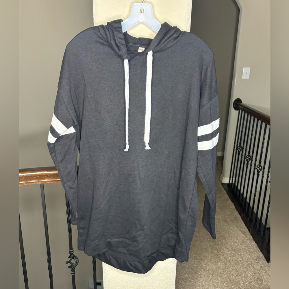 B&B Boutique Graphic Back Hoodie Cotton Blend